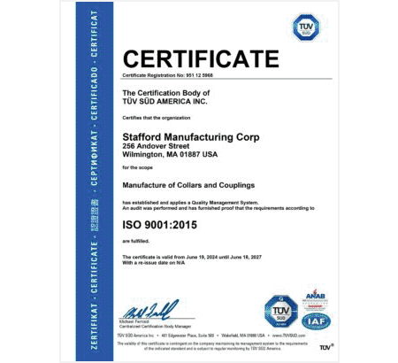 ISO 9001 2015 SM Certificate 2024 to 2027